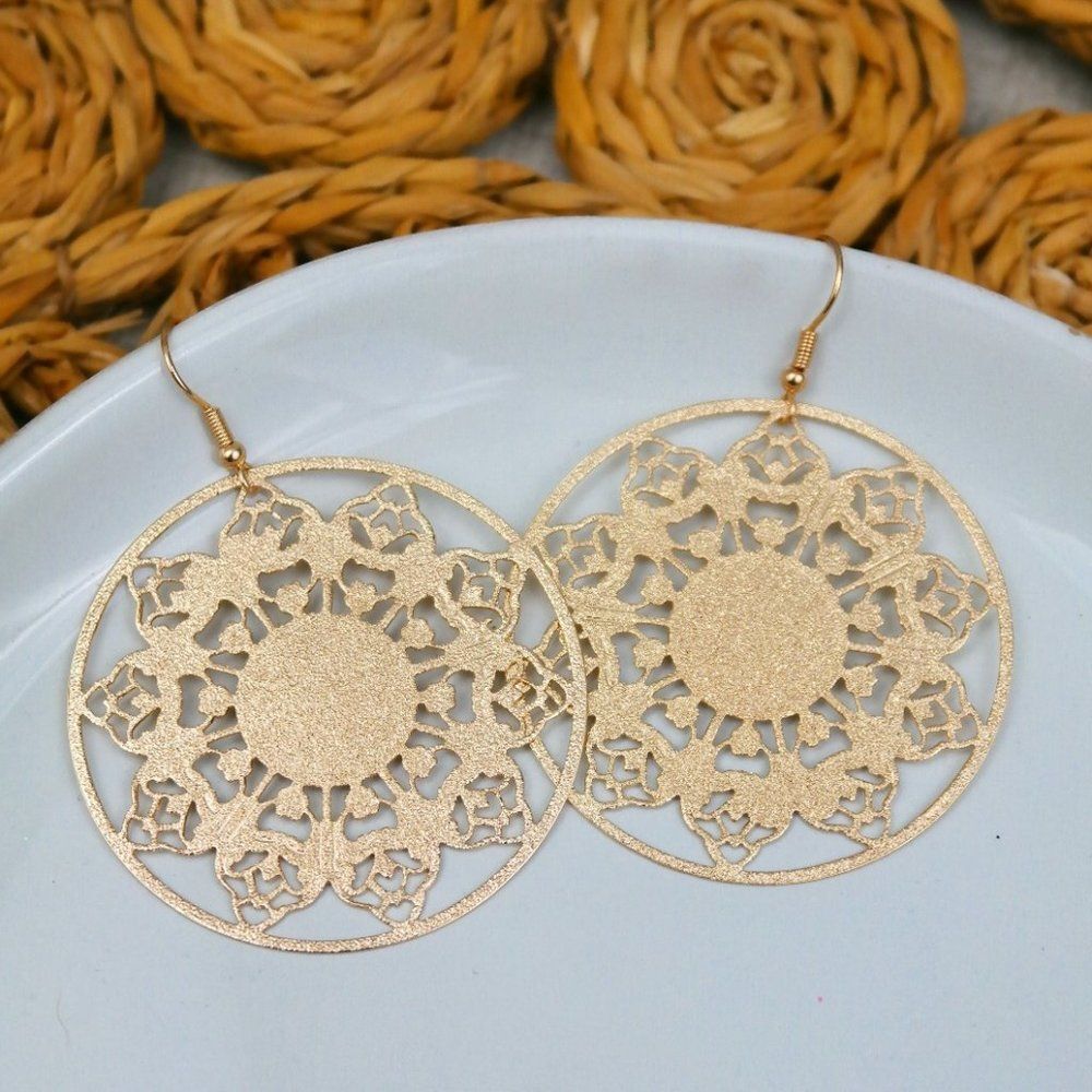 Medallion Filigree Earrings